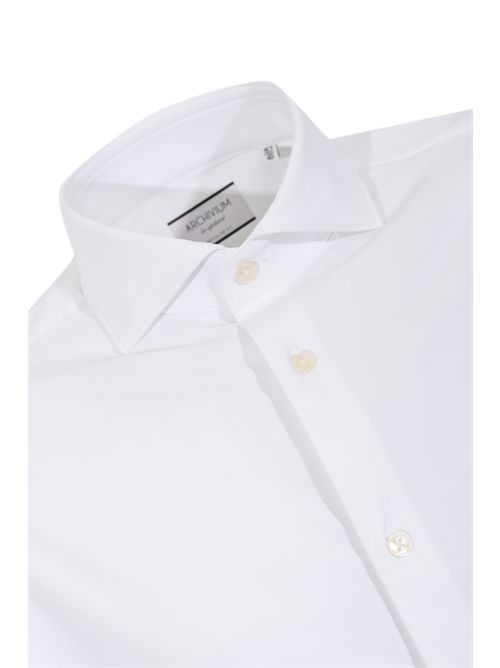 Camicia con collo alla francese regular Bianco Archivium Be Uptated | AR26SR11CA NEU5100